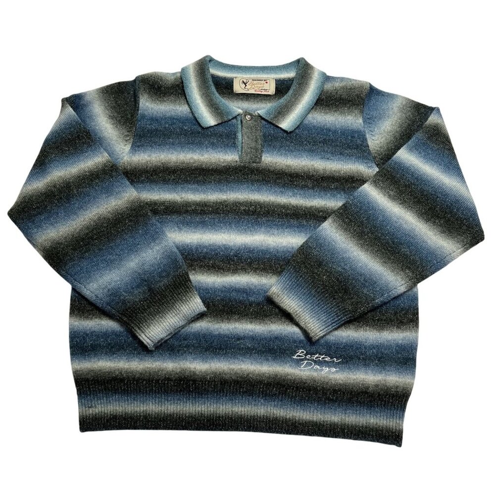 Better Days Gradient Polo in Blue